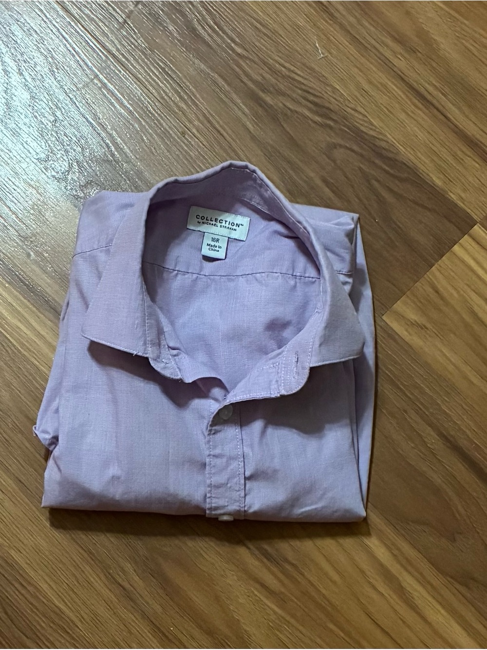 Collection B Men’s Pale Pink Button-Down Dress Shirt